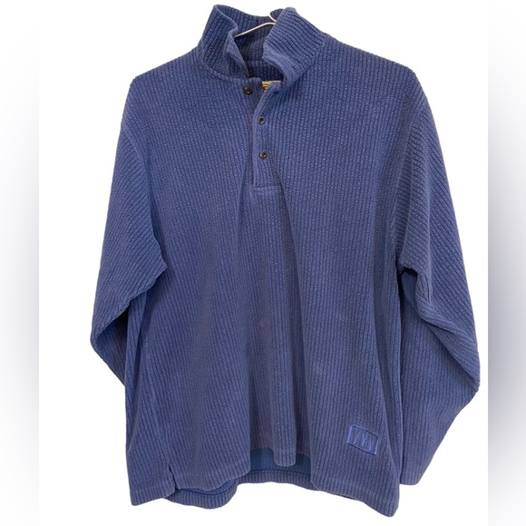 Vintage McDonald’s Blue Employee Men’s L Pullover Sweatshirt RARE 1990s Retro - Picture 1 of 8